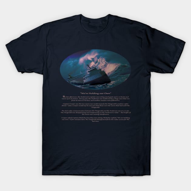 Edmund Fitzgerald T-Shirt by DureallFineArt